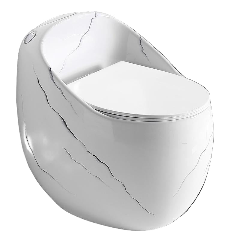 Marble-Pattern One Piece Toilet Suite WELS 4 Star 3/6L