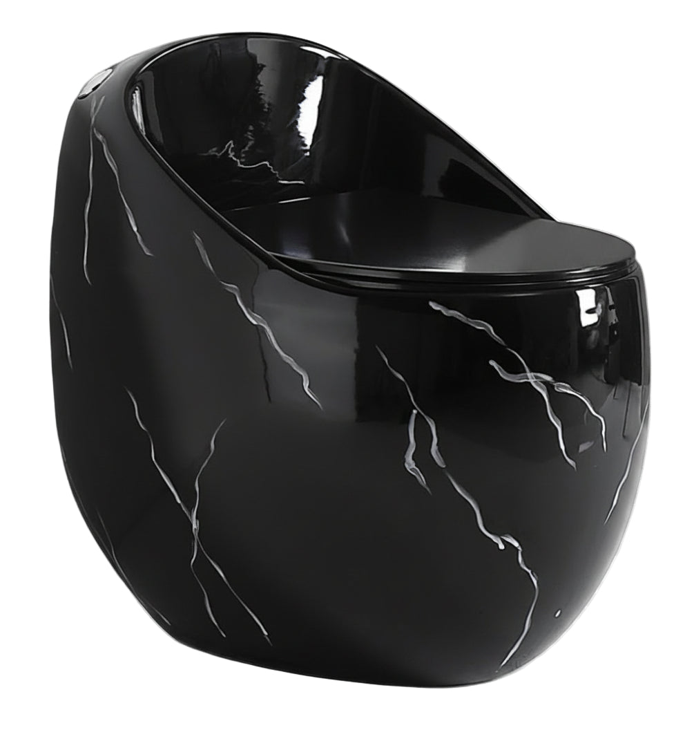 Black Marble One Piece Toilet Suite WELS 4 Star 3/6L