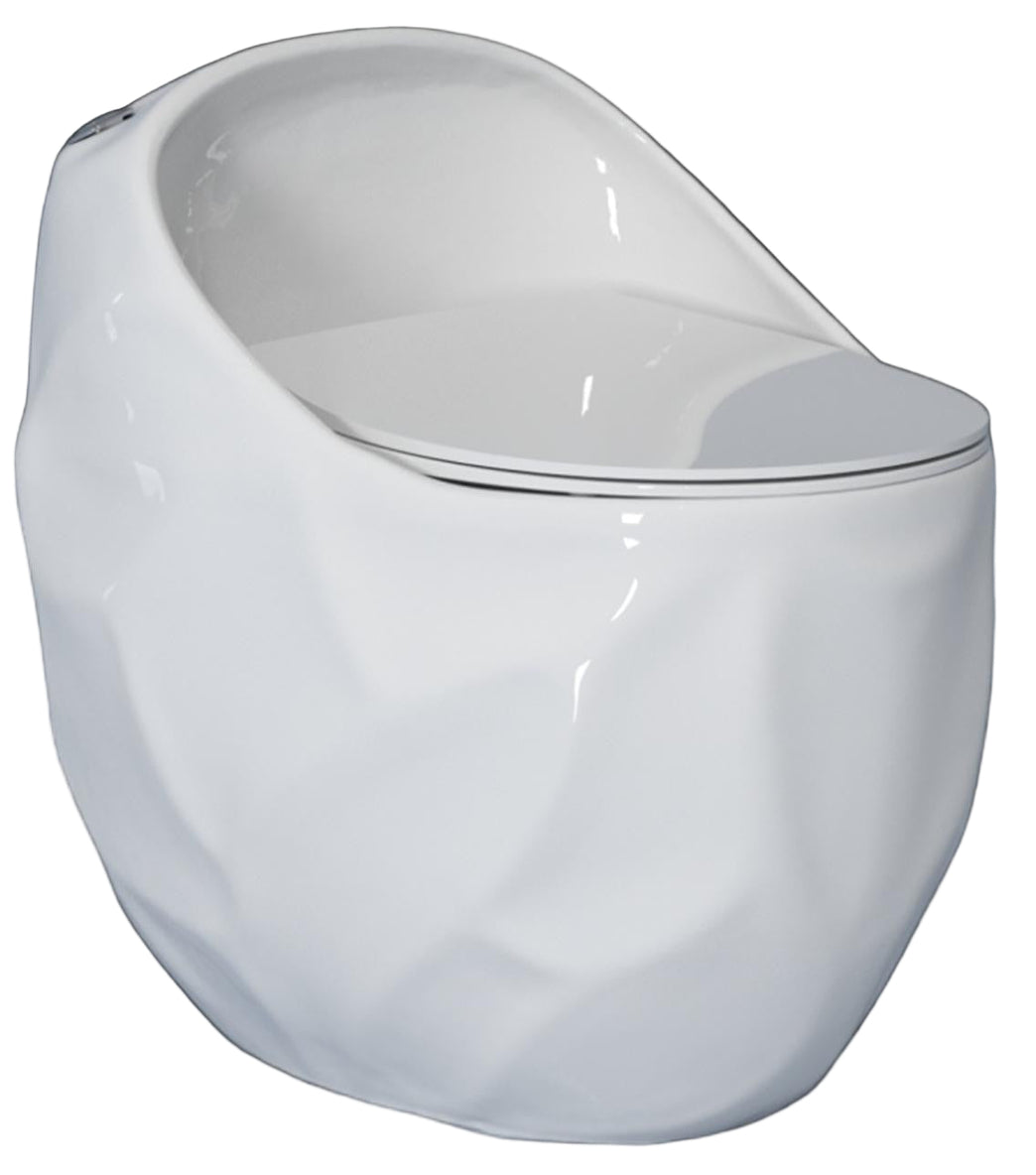 Sculpted Stone-Style One Piece Toilet Suite S-Trap WELS 4 Star 3/6L