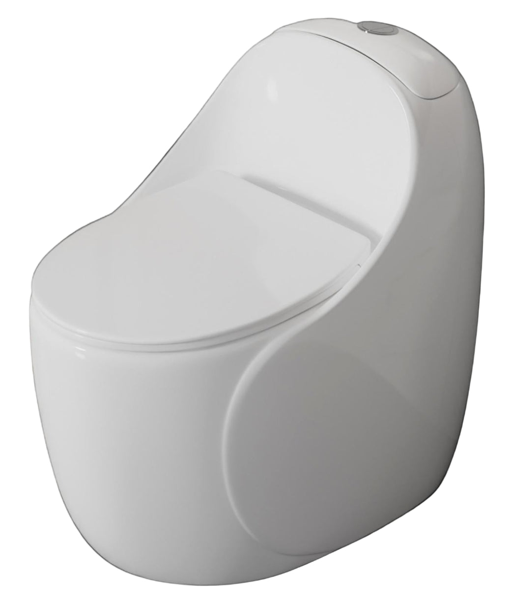 Modern Curve One Piece Toilet Suite S-Trap WELS 4 Star 3/6L