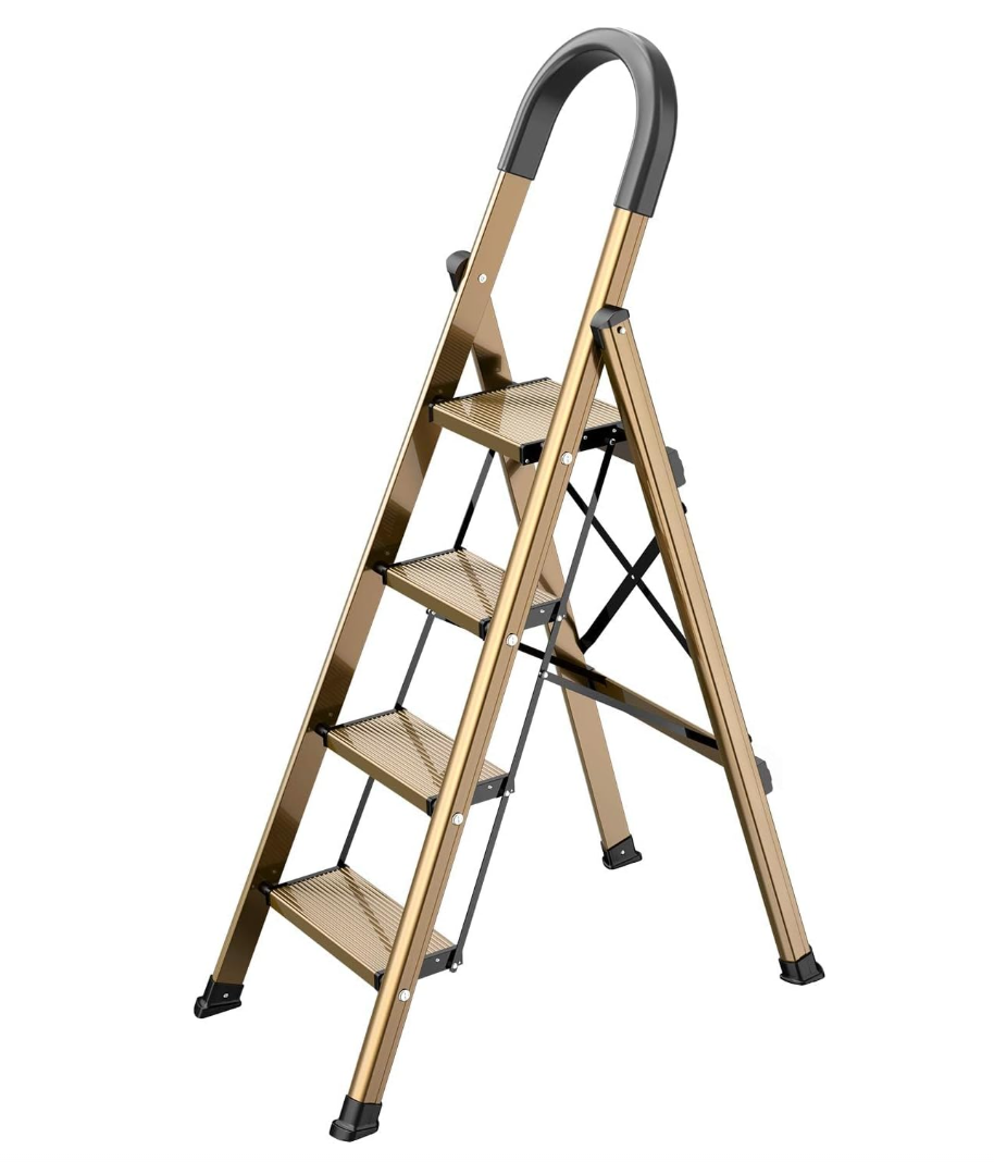 Pegasus 150kg 4 Step Aluminium Folding Ladder