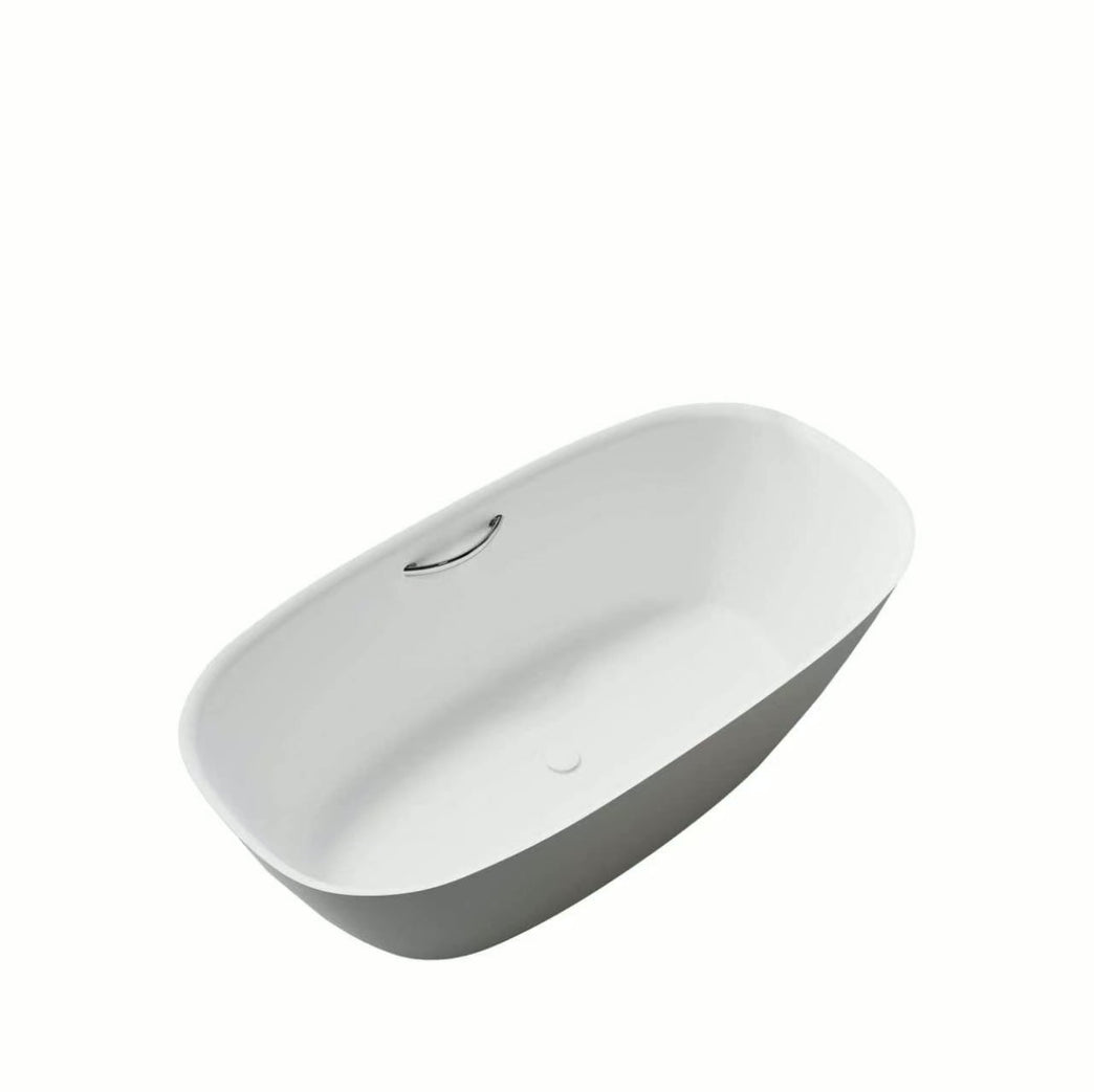 Solid Surface Freestanding Bath Matte White