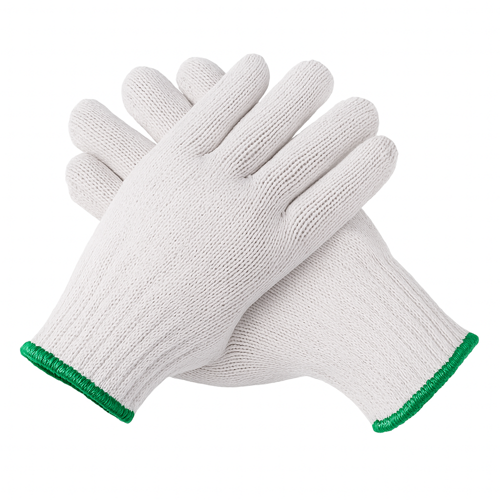 Work Gloves 10 Pairs Cotton Thread Knitted Gloves 33g/pair